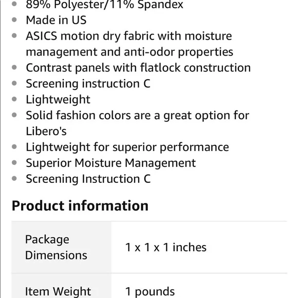 Asics Red Roll Shot Jersey Large L New NWT - Picture 4 of 4